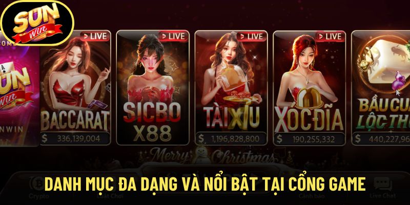 Game phong phú thể loại đặc sắc